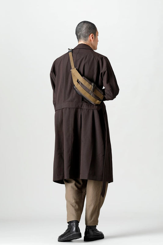 Coat structure Wool gabardine