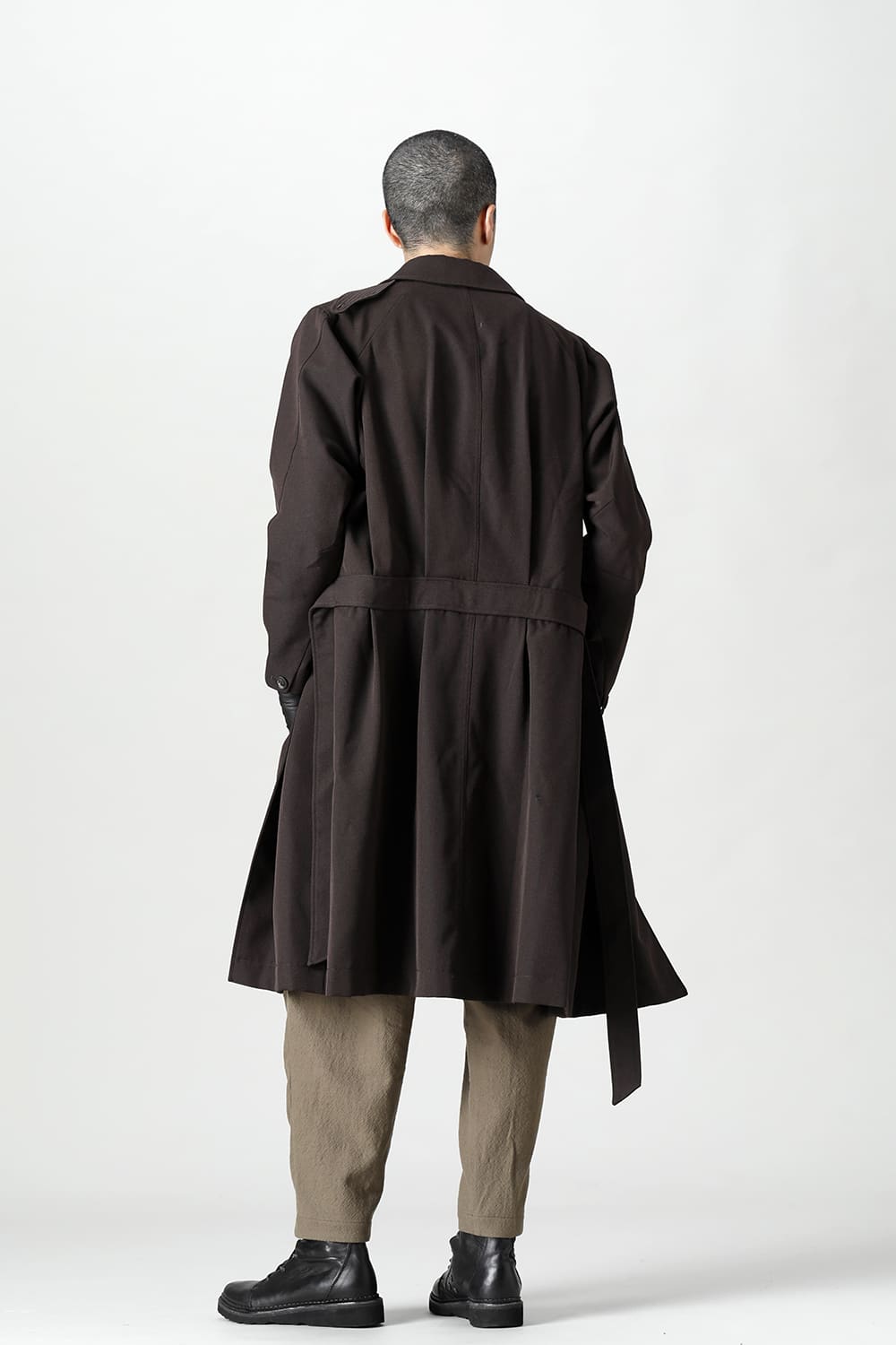 Coat structure Wool gabardine