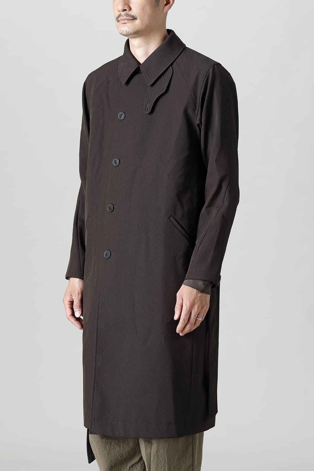 Coat structure Wool gabardine