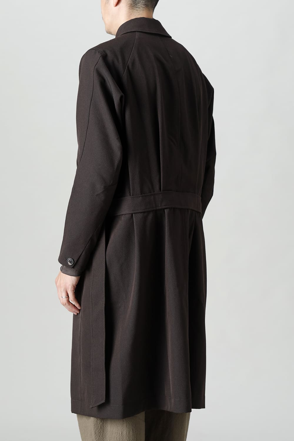 Coat structure Wool gabardine