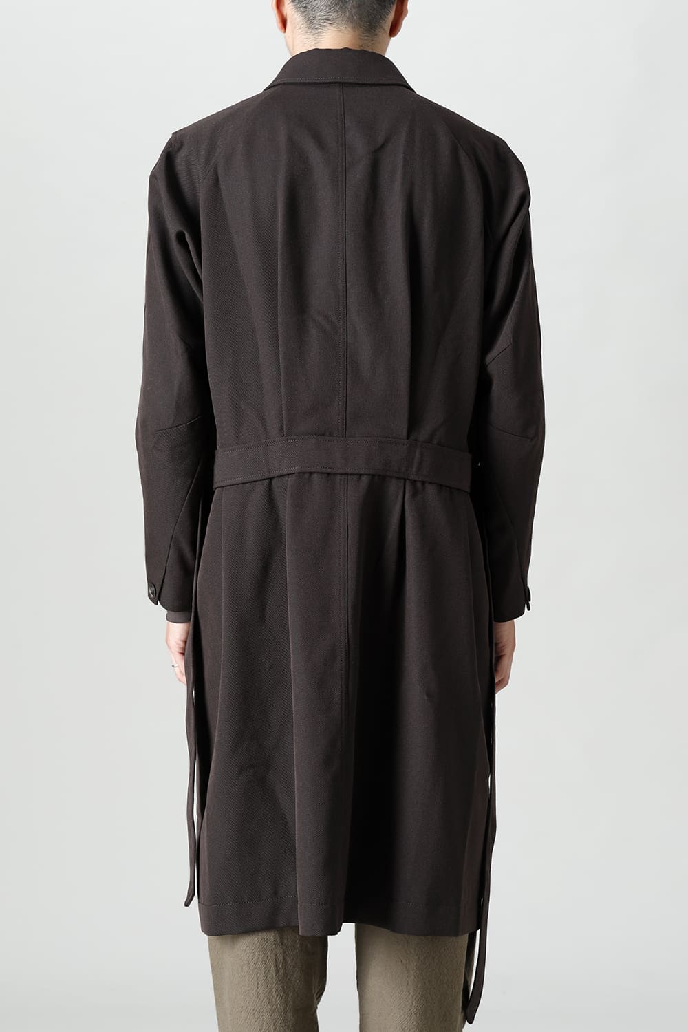 Coat structure Wool gabardine