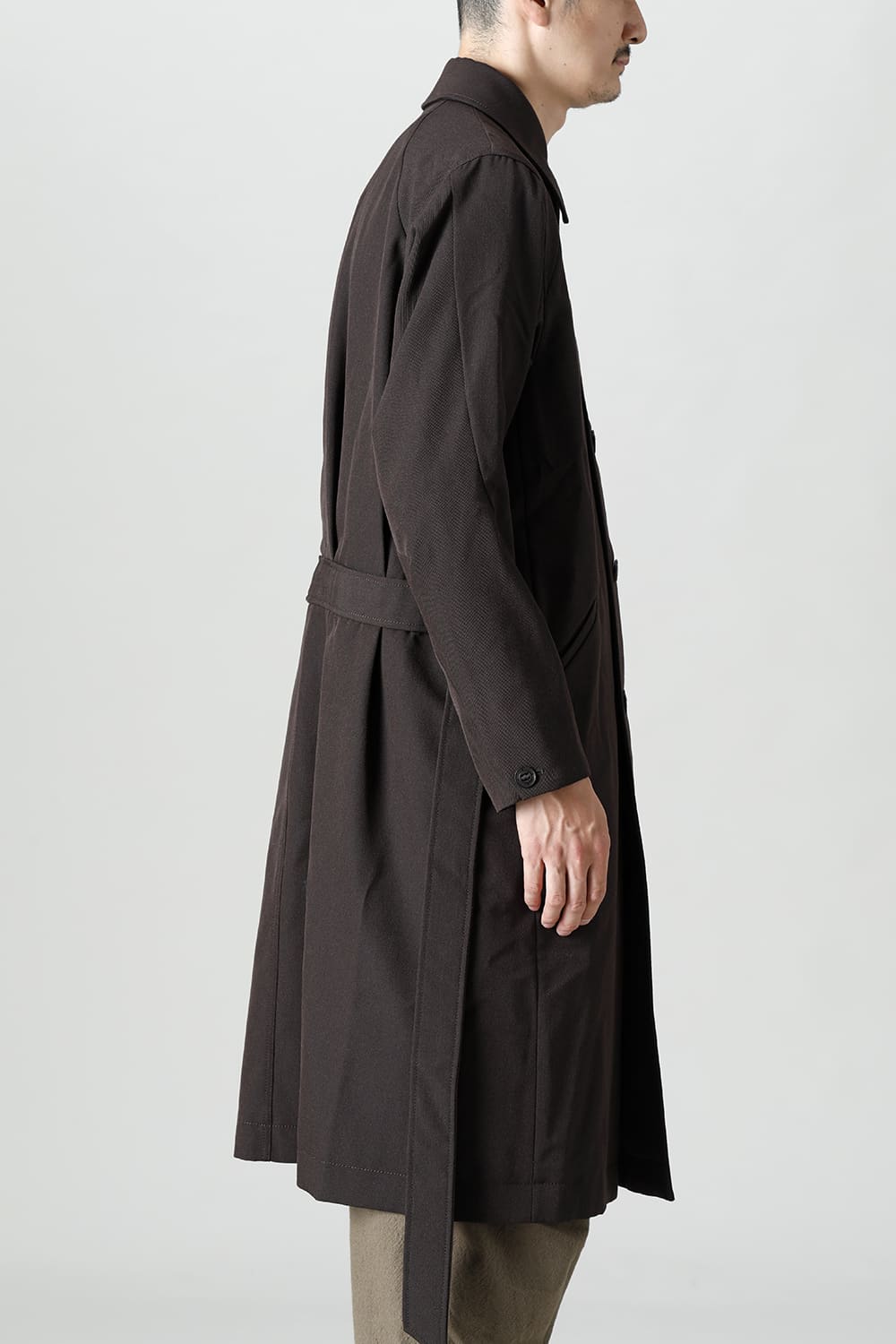 Coat structure Wool gabardine