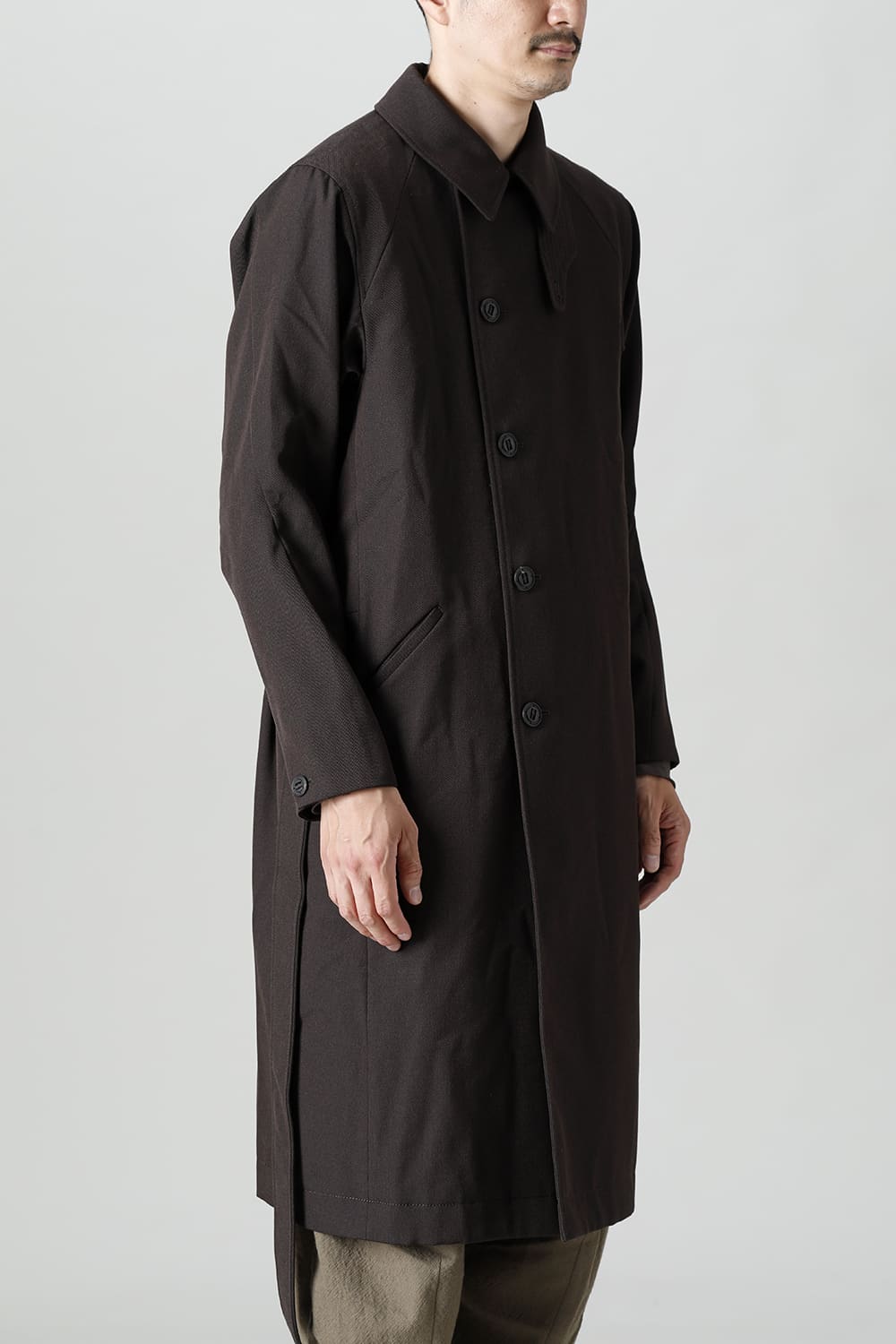 Coat structure Wool gabardine