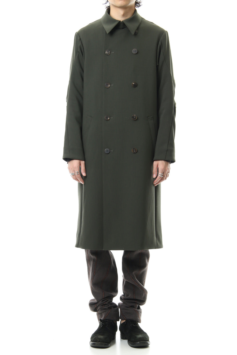 4 Way Stretch Wool Trench Coat