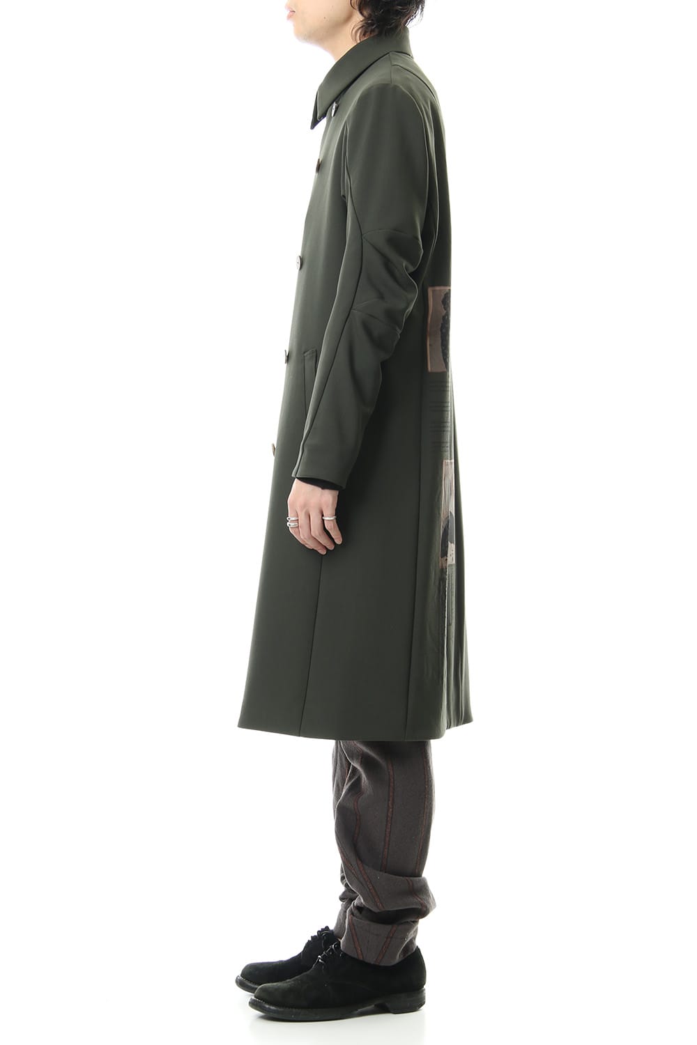 4 Way Stretch Wool Trench Coat