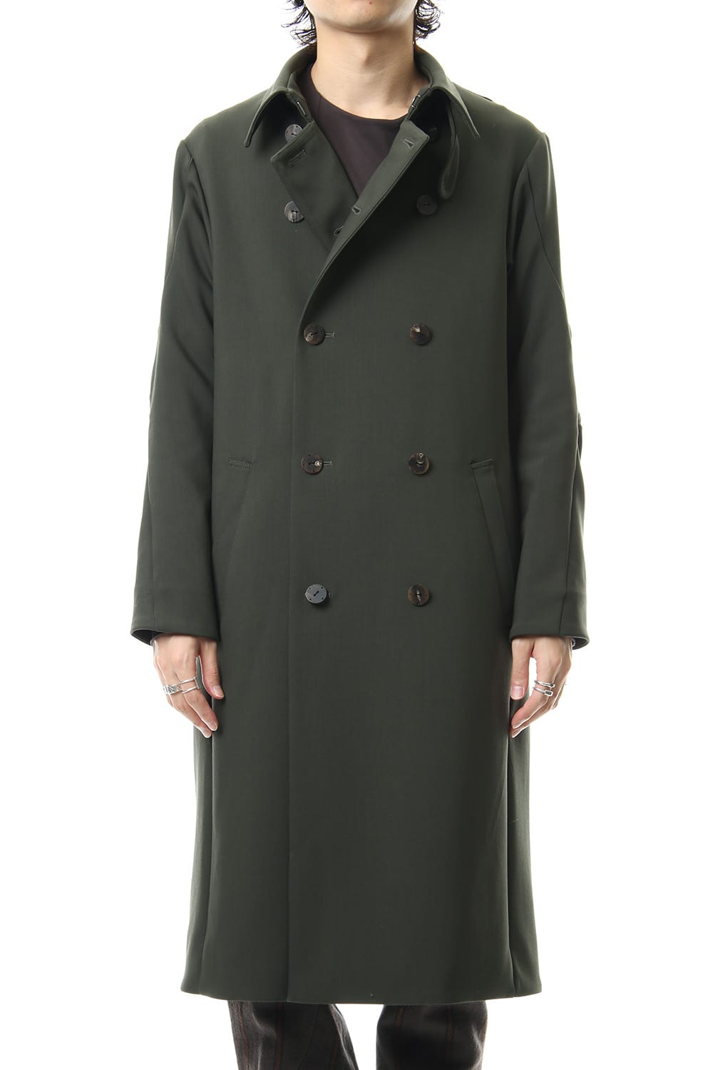 4 Way Stretch Wool Trench Coat