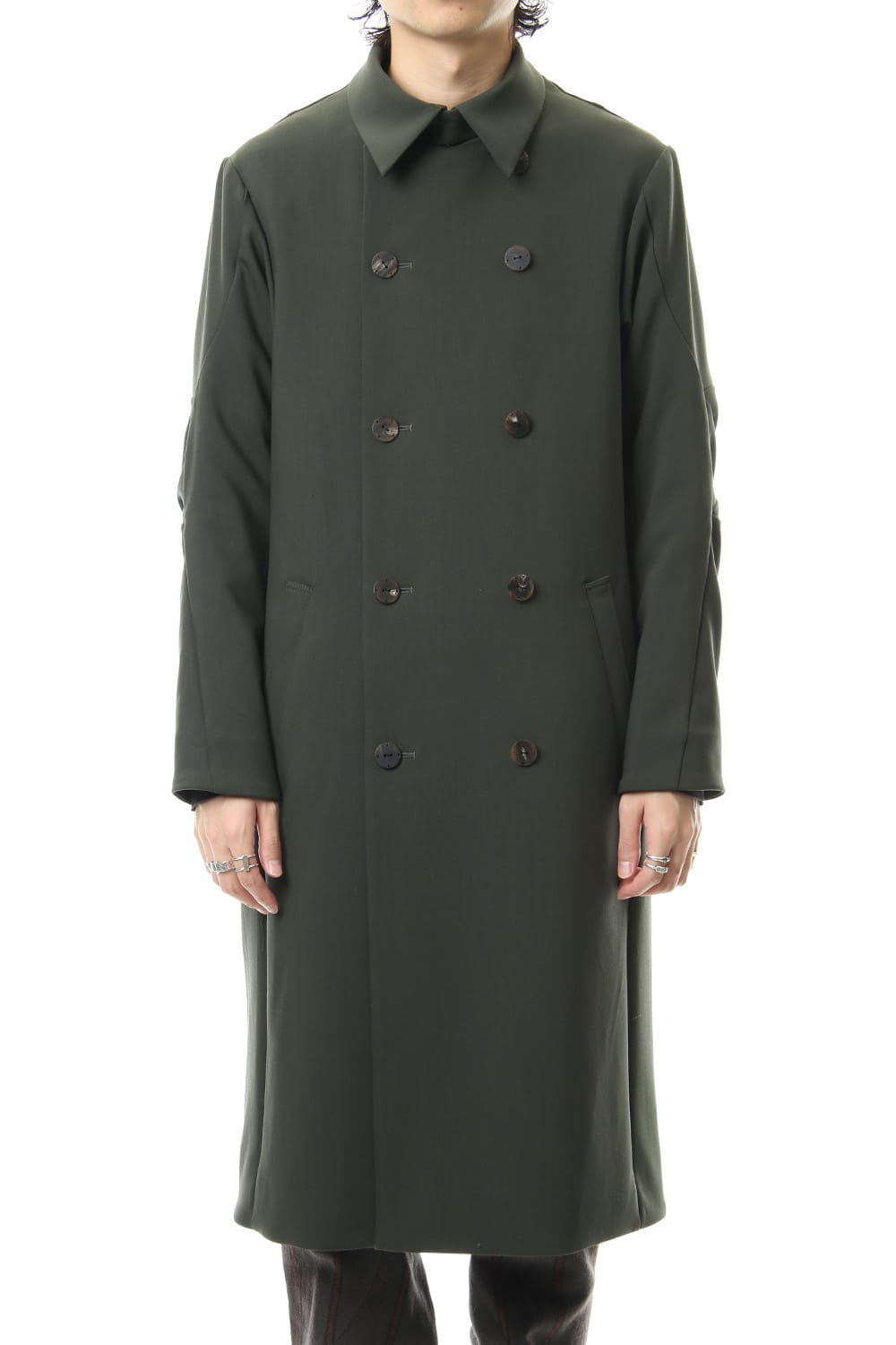 4 Way Stretch Wool Trench Coat