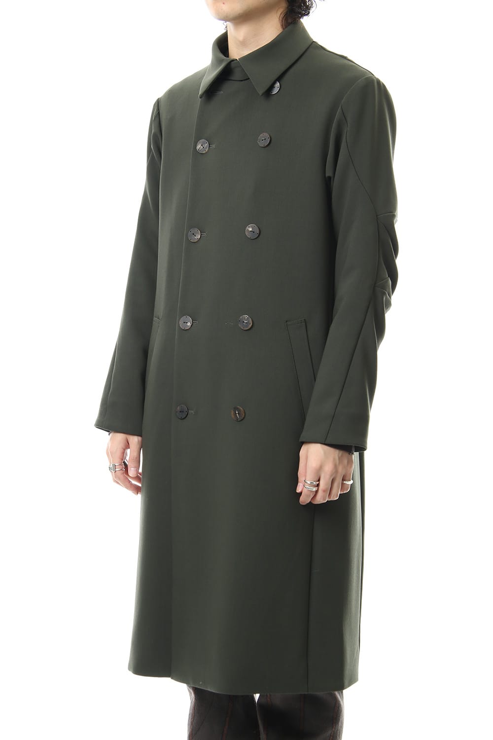 4 Way Stretch Wool Trench Coat