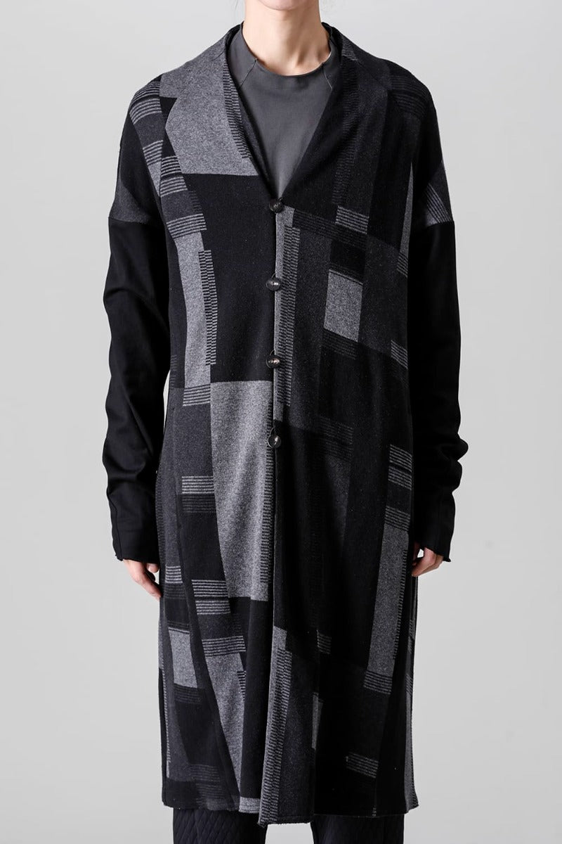 Coat silk / cotton jacquard