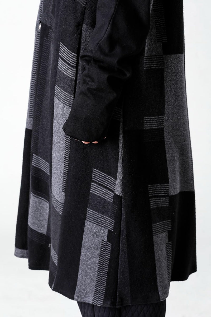 Coat silk / cotton jacquard