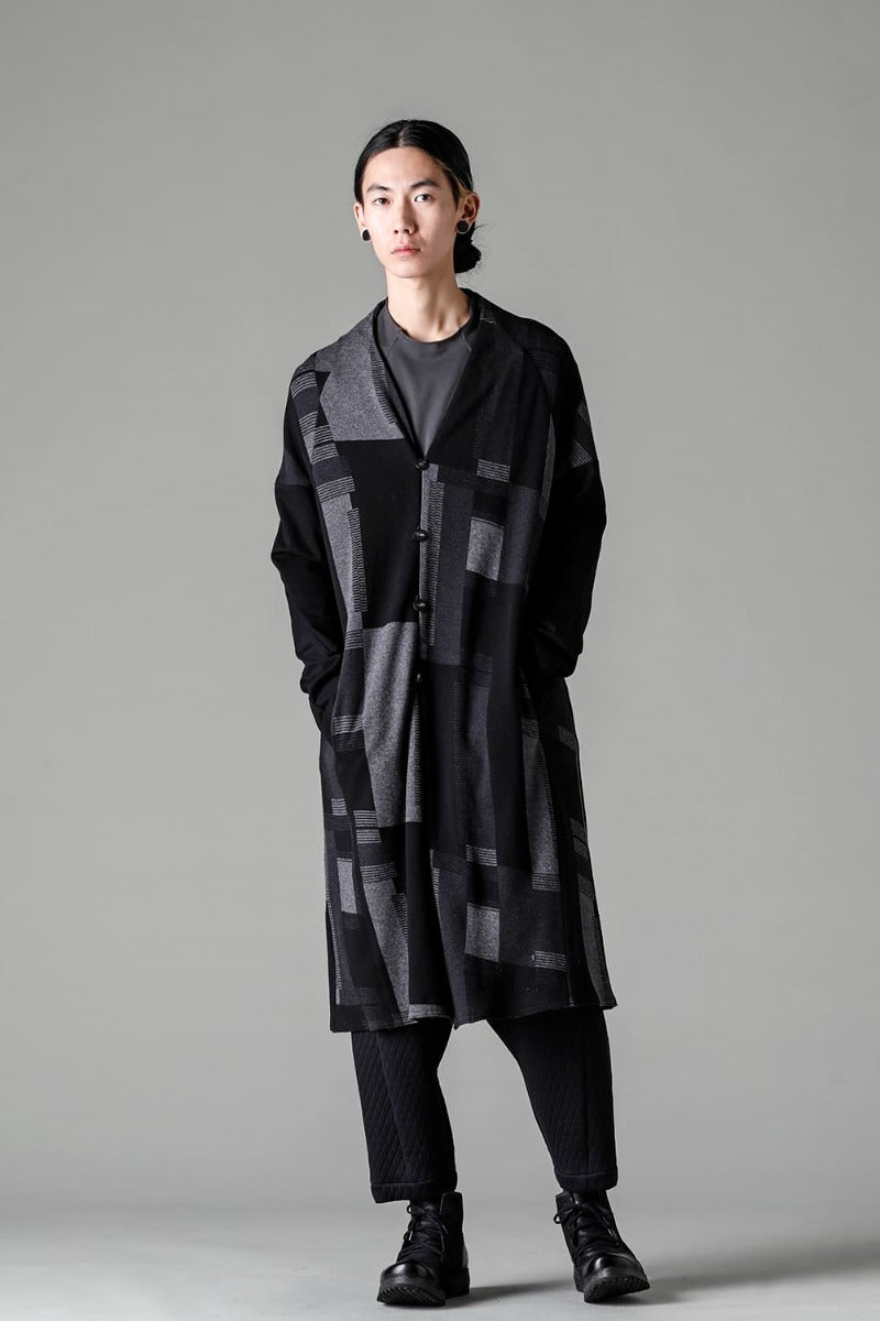 Coat silk / cotton jacquard