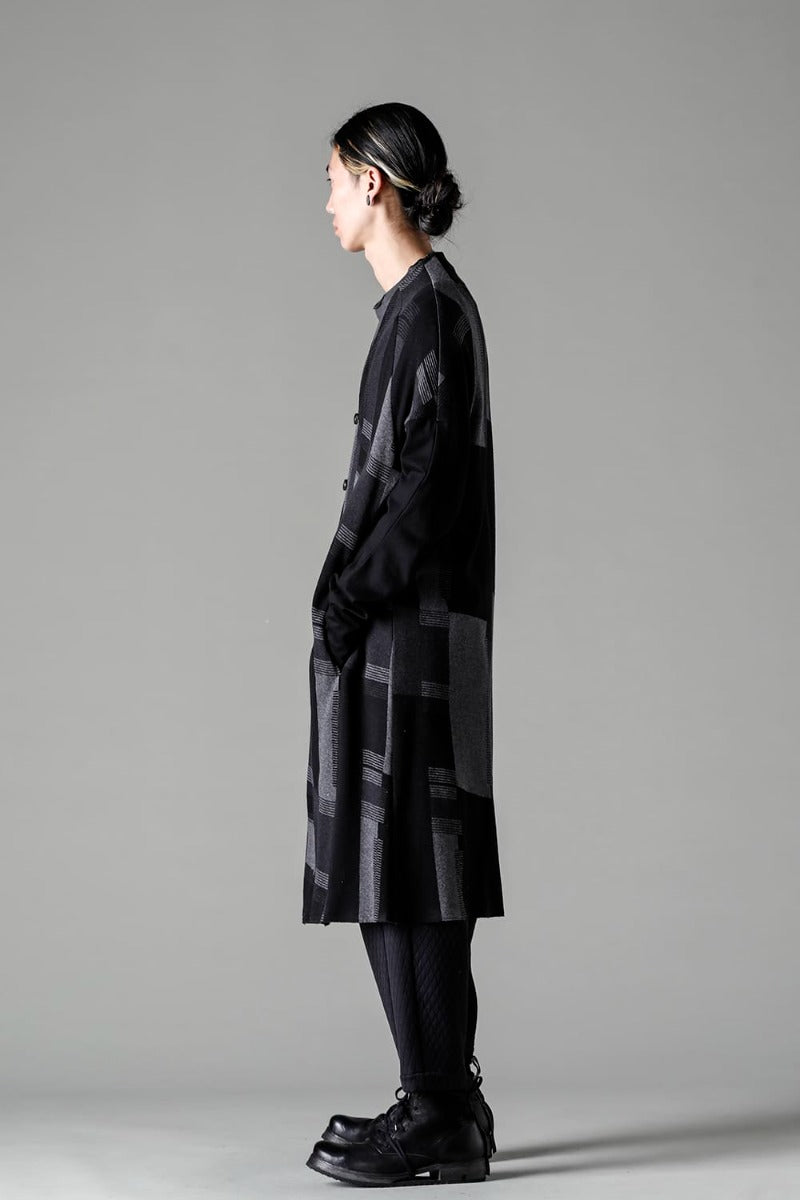 Coat silk / cotton jacquard