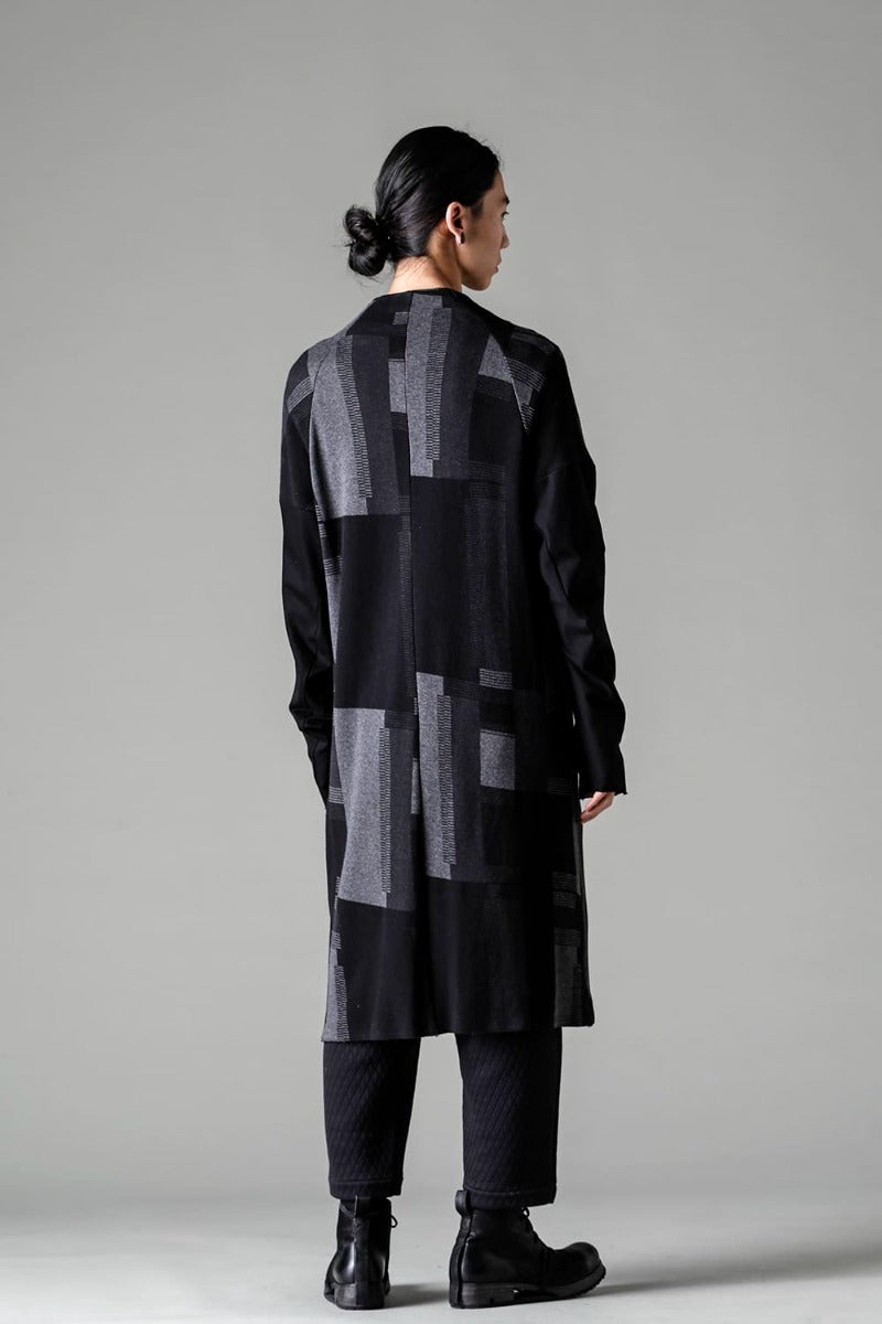 Coat silk / cotton jacquard