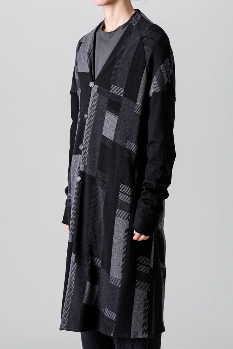 Coat silk / cotton jacquard