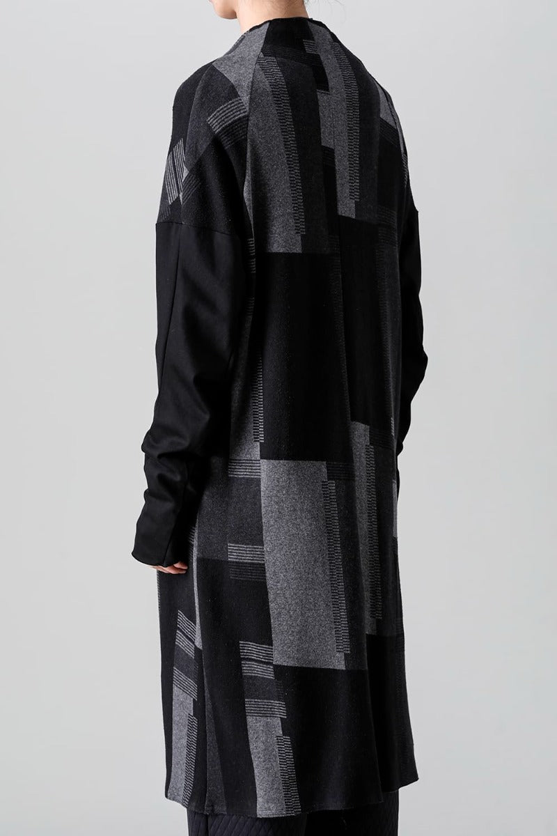 Coat silk / cotton jacquard