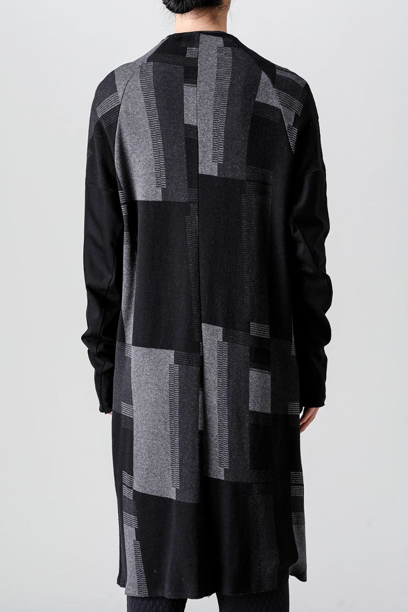 Coat silk / cotton jacquard