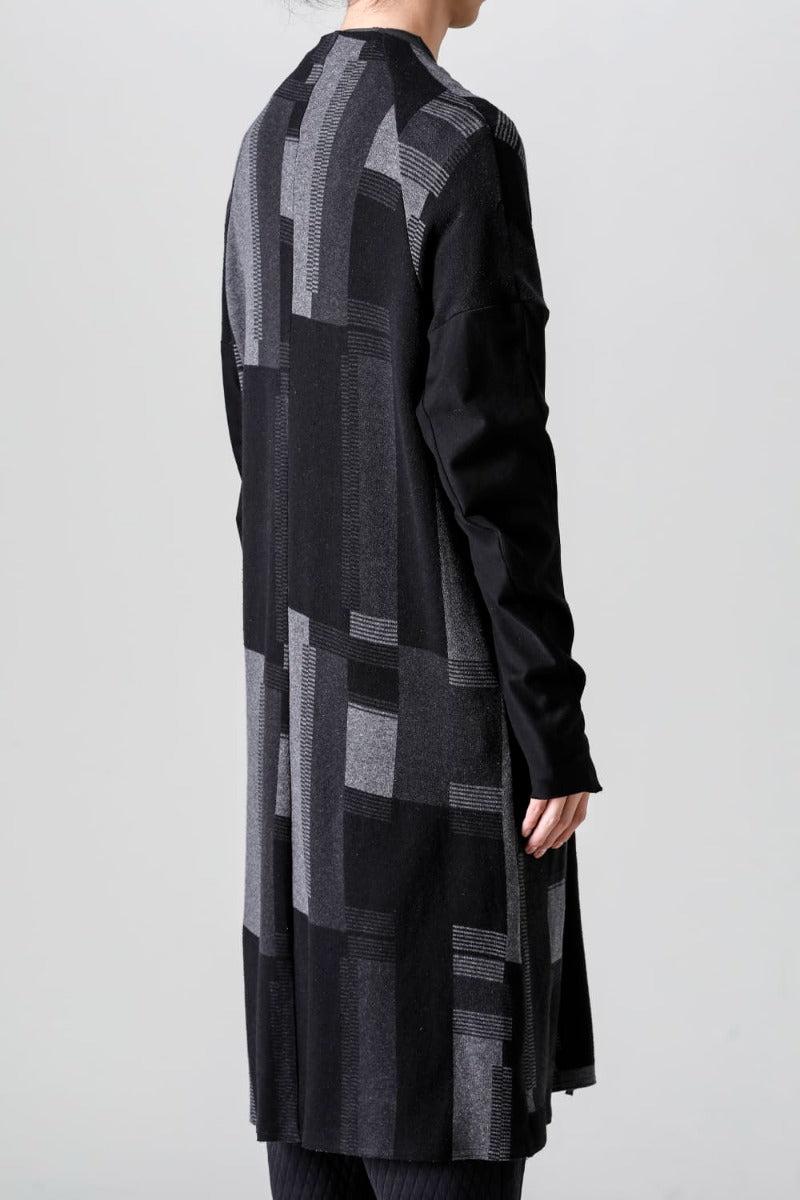 Coat silk / cotton jacquard