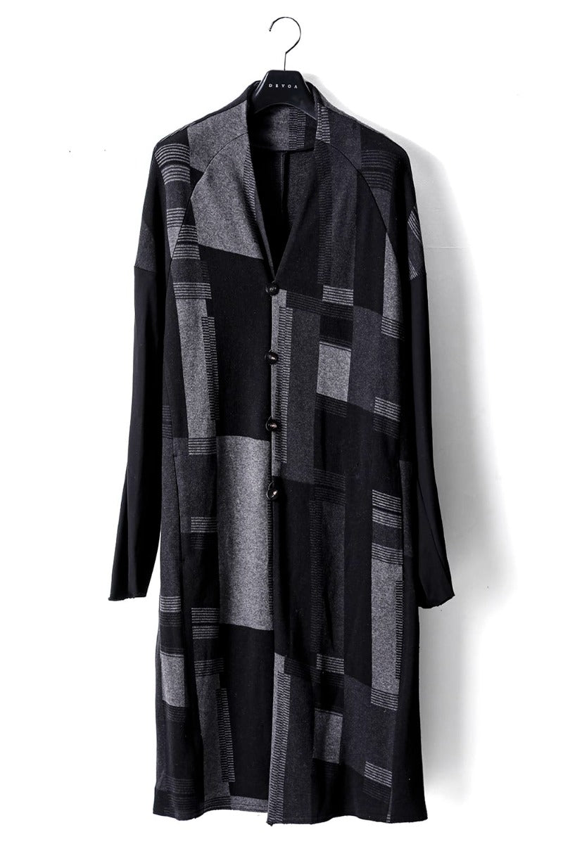 Coat silk / cotton jacquard