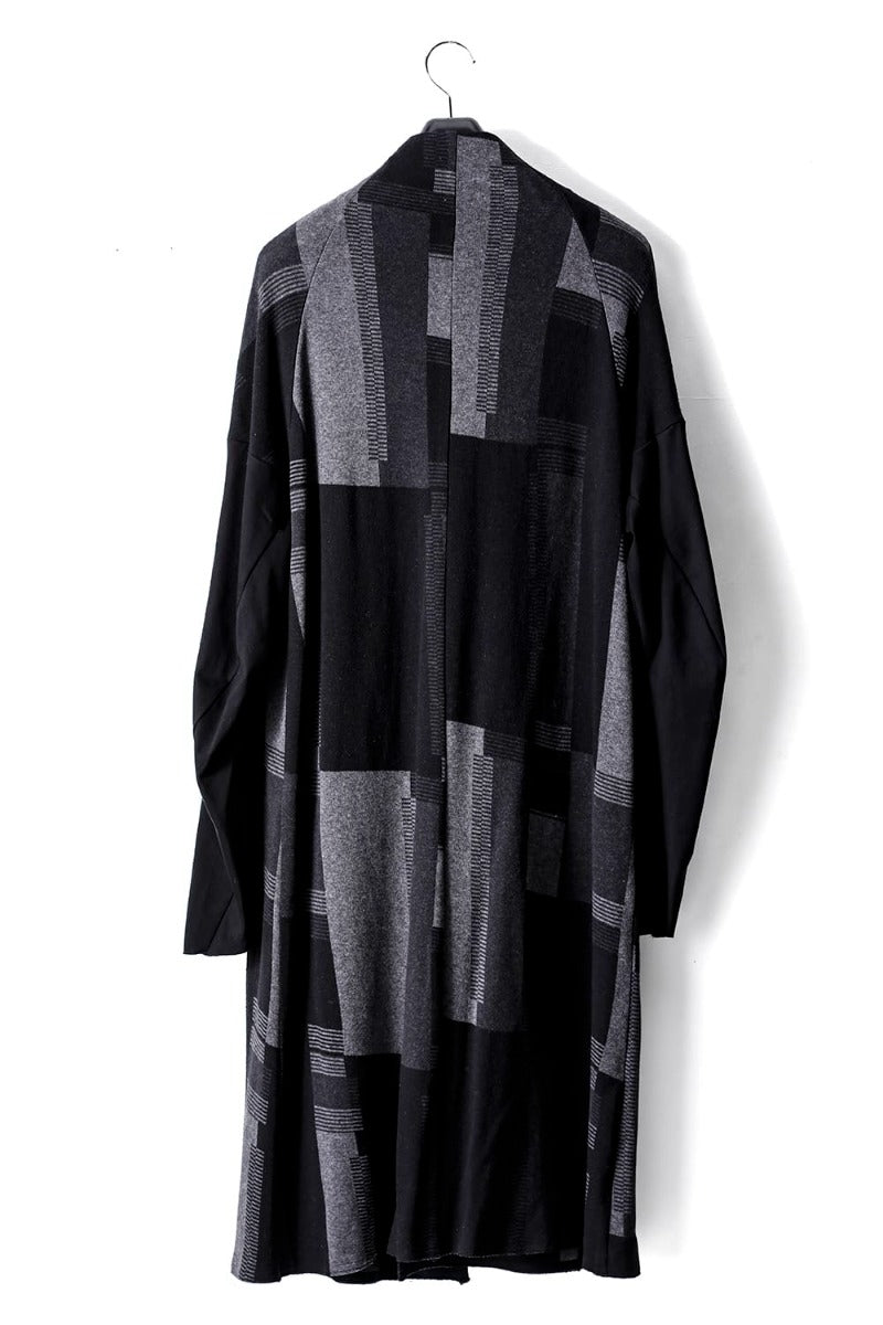 Coat silk / cotton jacquard