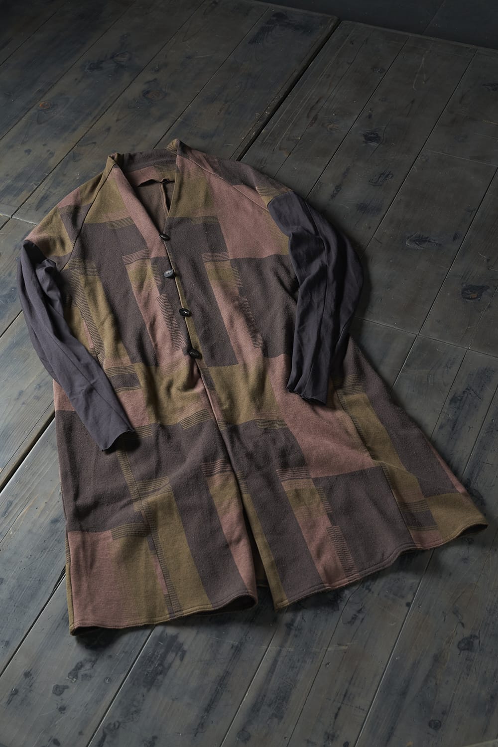 Coat silk / cotton jacquard