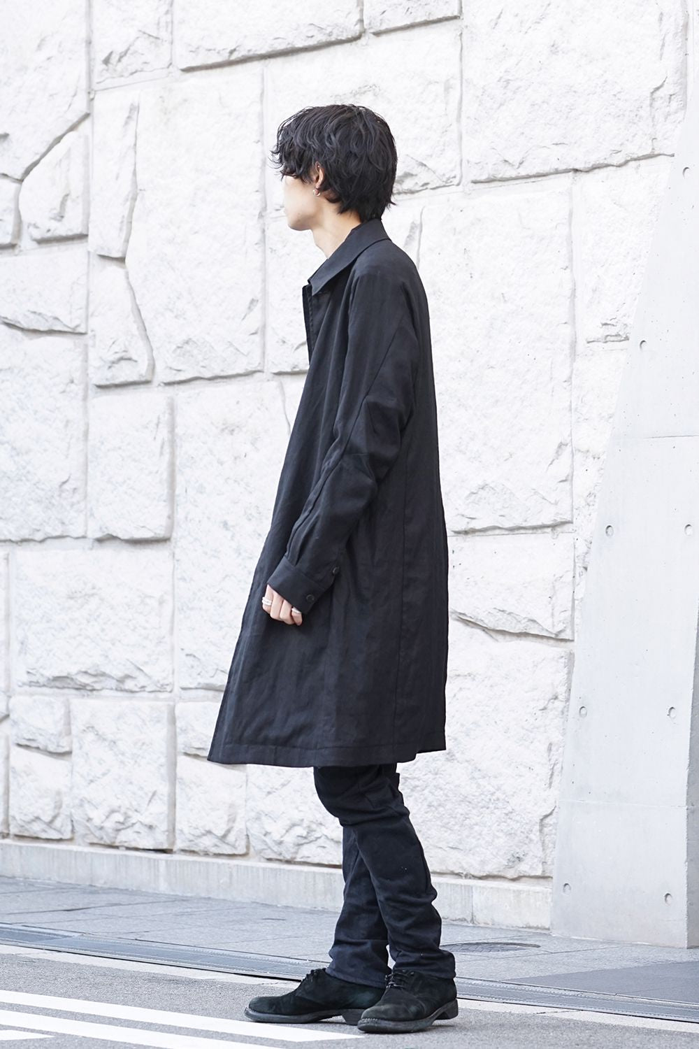 Coat Linen - Black