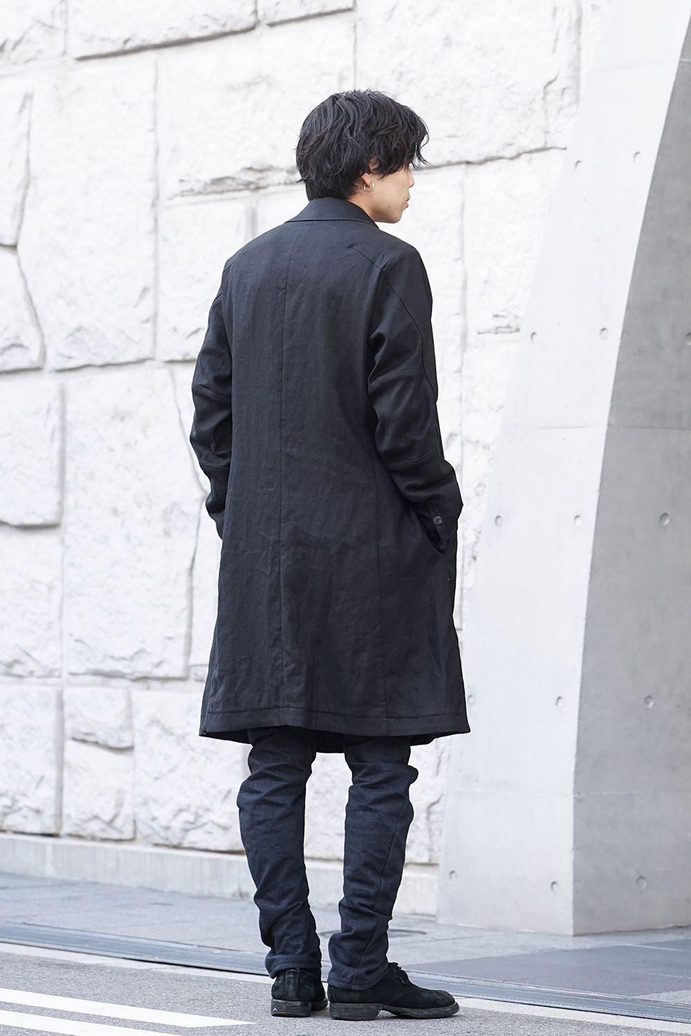 Coat Linen - Black