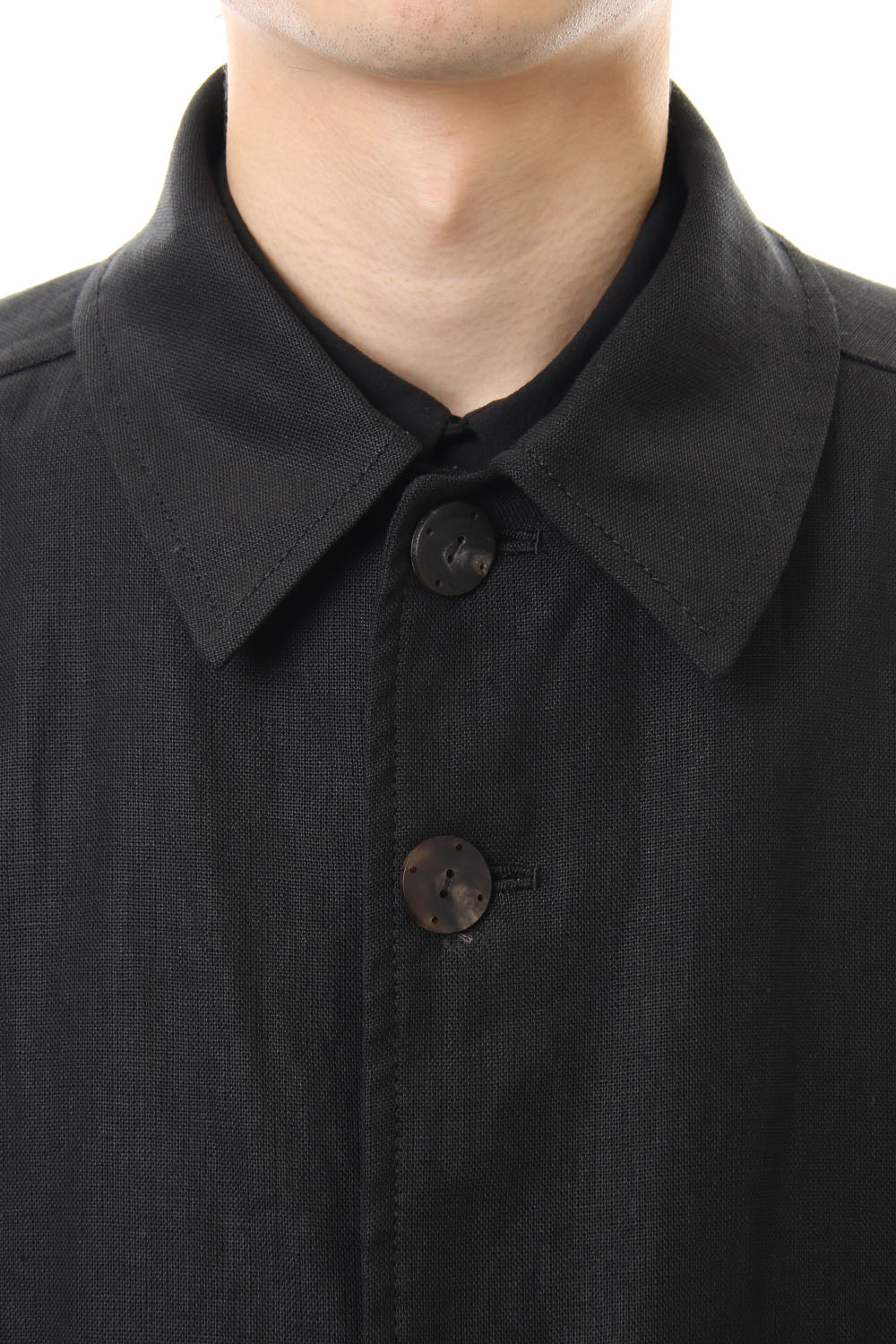 Coat Linen - Black