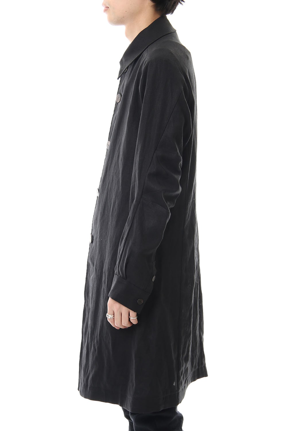 Coat Linen - Black