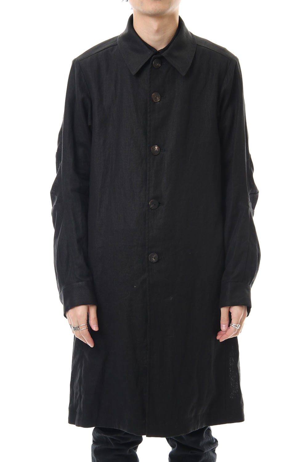 Coat Linen - Black