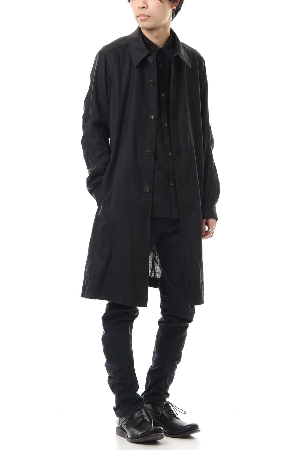 Coat Linen - Black