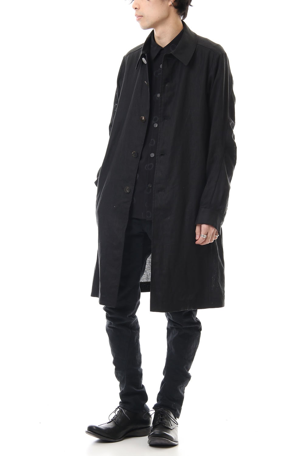 Coat Linen - Black