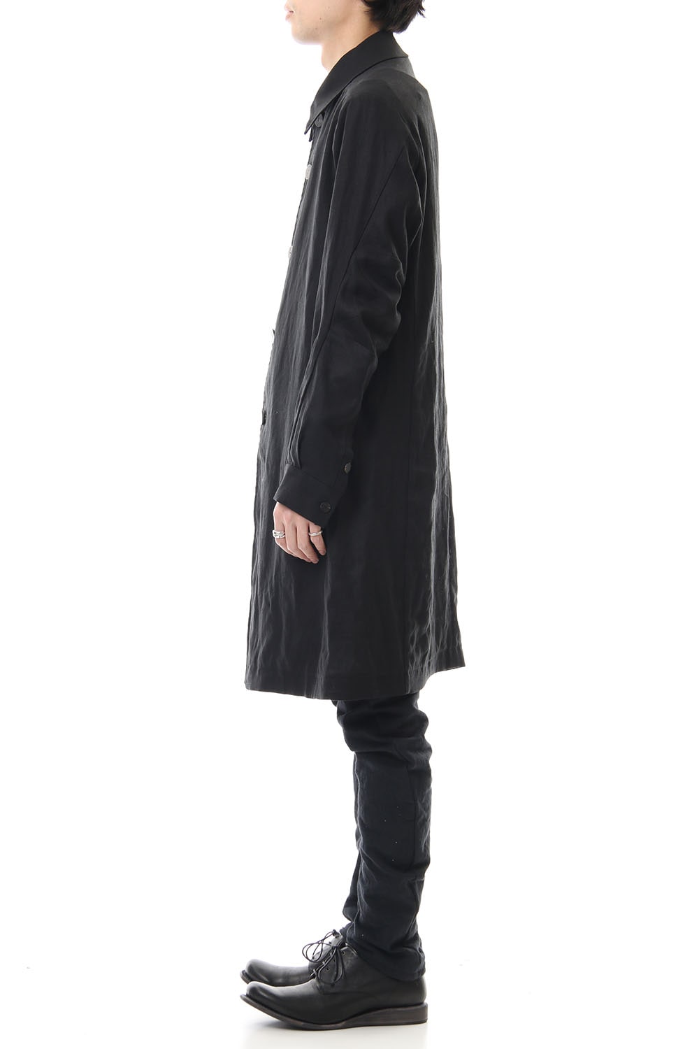 Coat Linen - Black