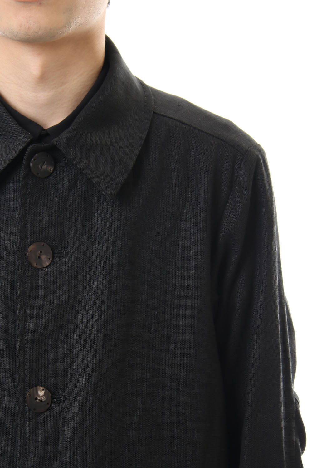 Coat Linen - Black