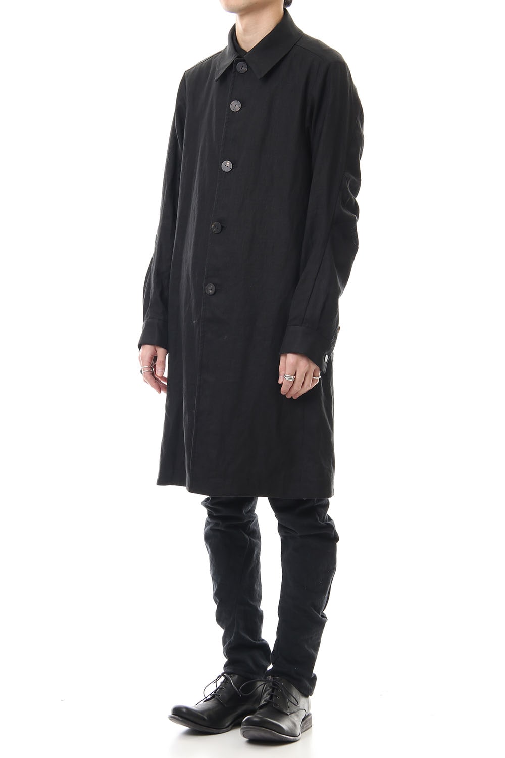 Coat Linen - Black