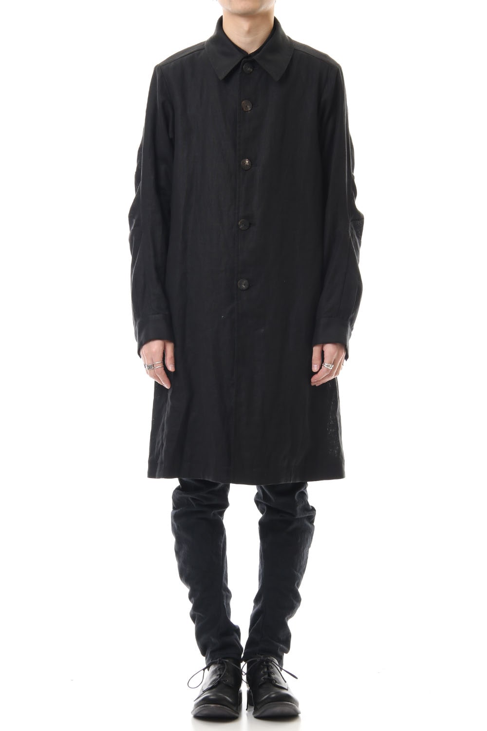 Coat Linen - Black