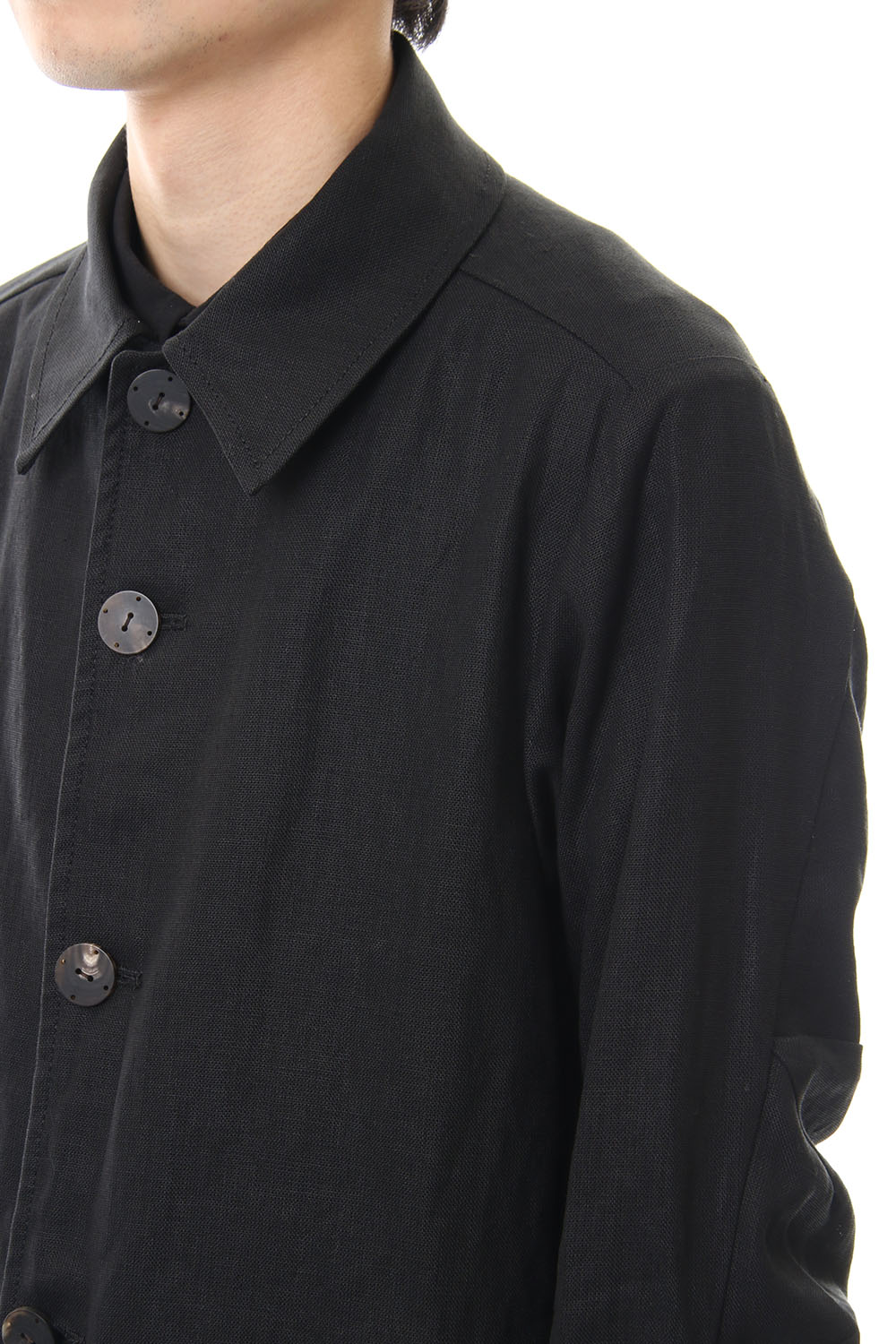 Coat Linen - Black