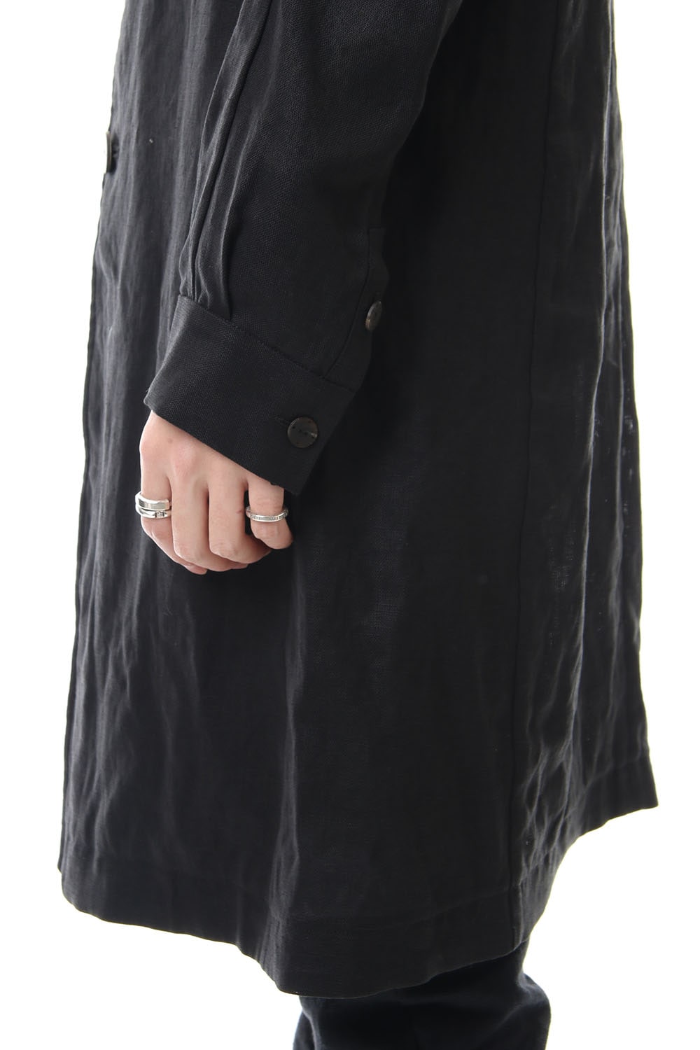 Coat Linen - Black