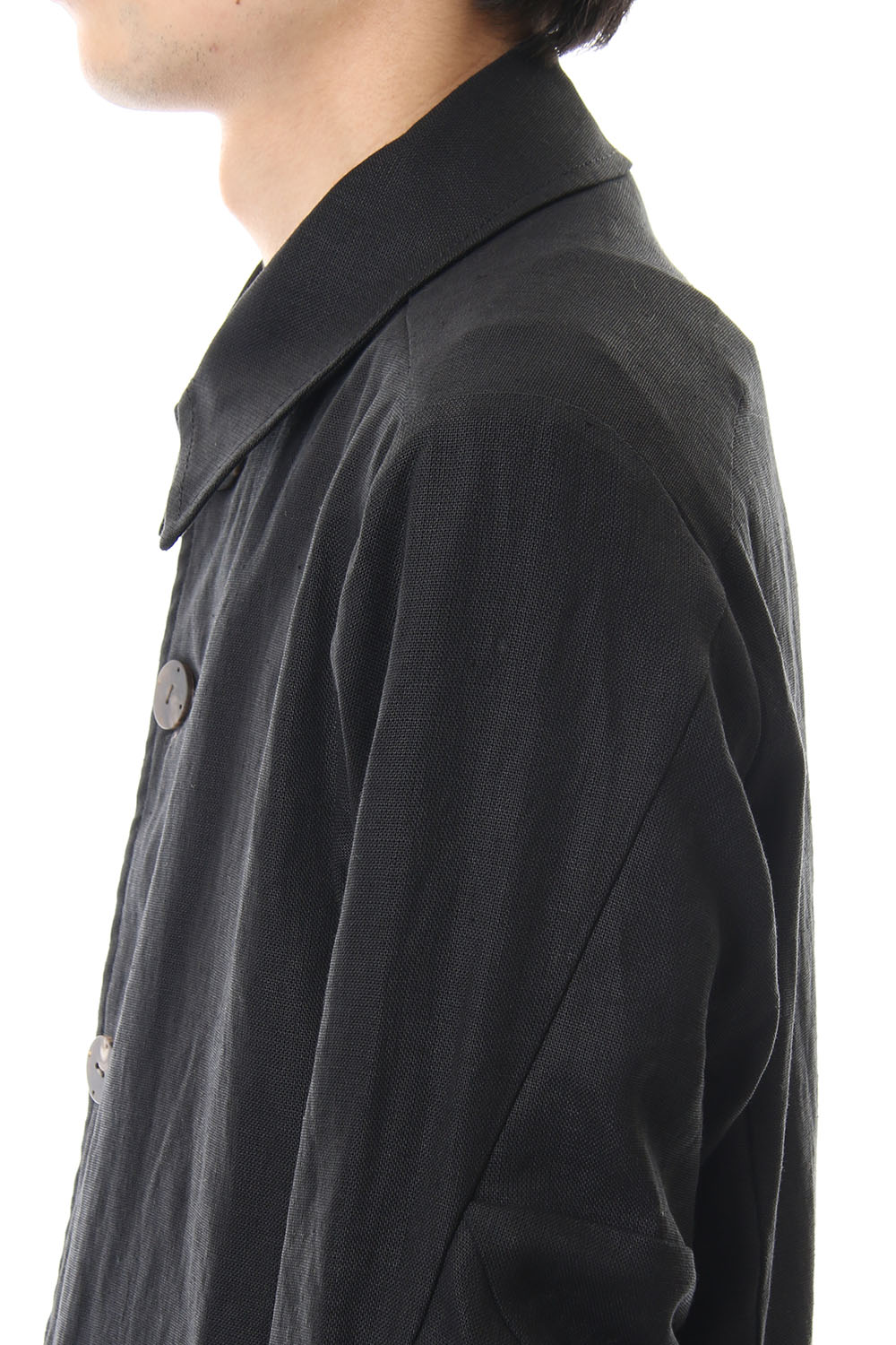 Coat Linen - Black