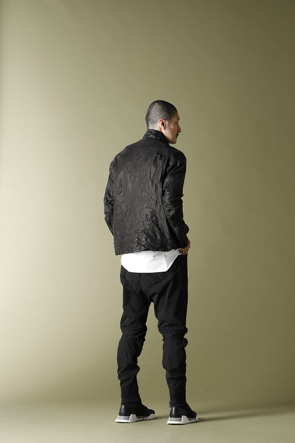 10th Annyversary Leather Track Jacket