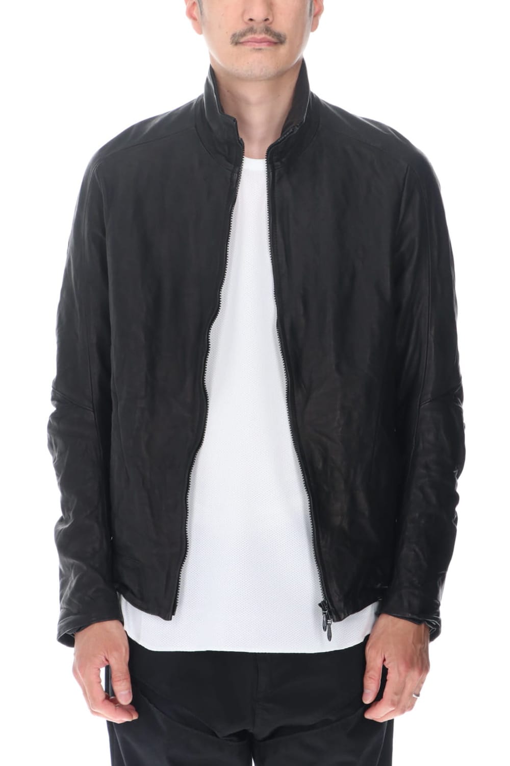 10th Annyversary Leather Track Jacket