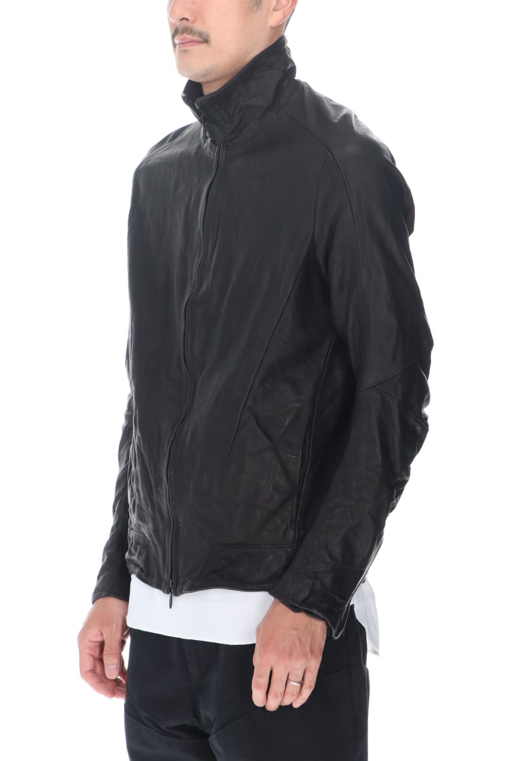 10th Annyversary Leather Track Jacket