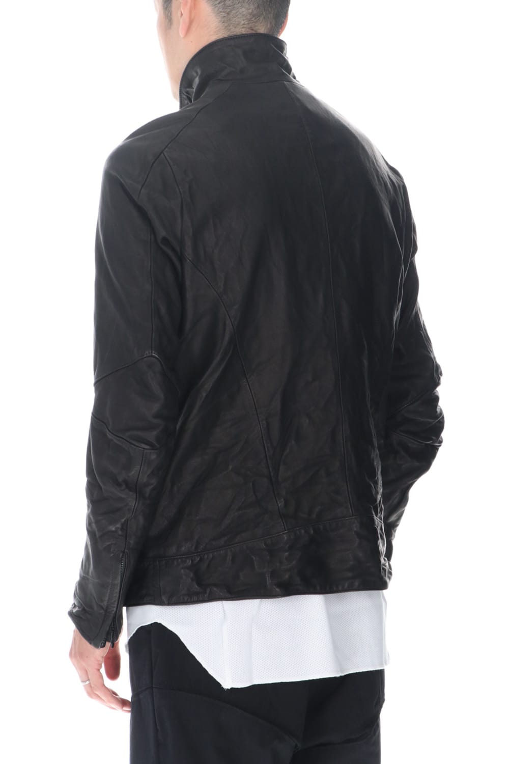 10th Annyversary Leather Track Jacket