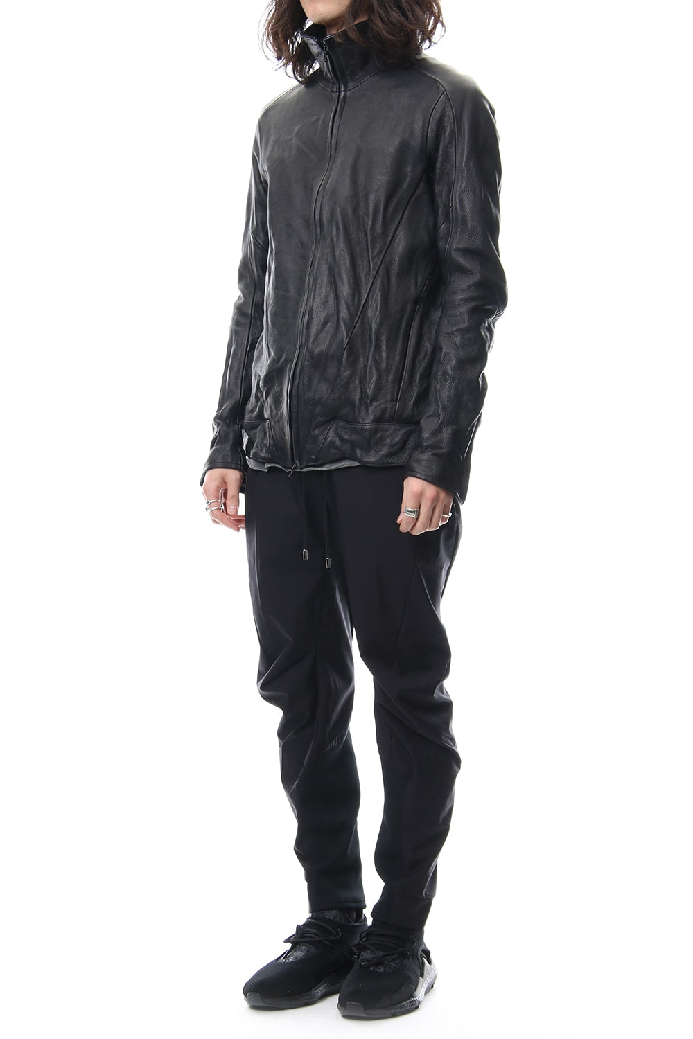 LEATHER TRACK JACKET- CVJ-0003