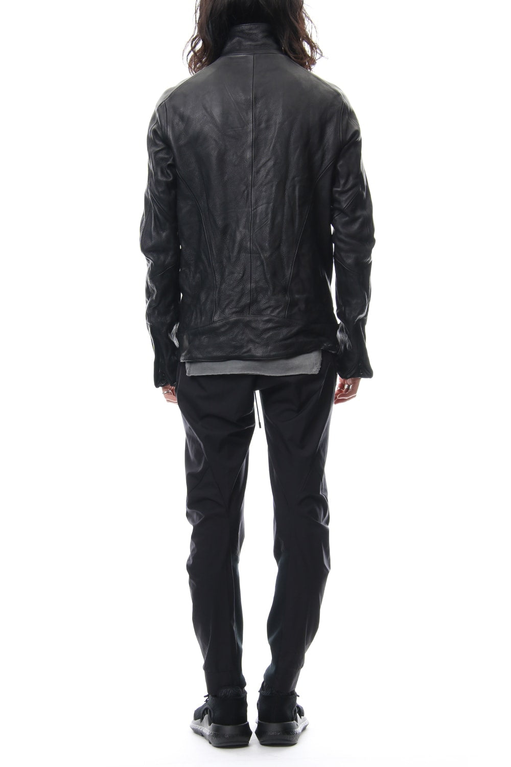 LEATHER TRACK JACKET