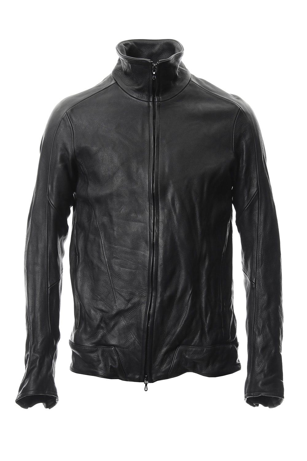 LEATHER TRACK JACKET