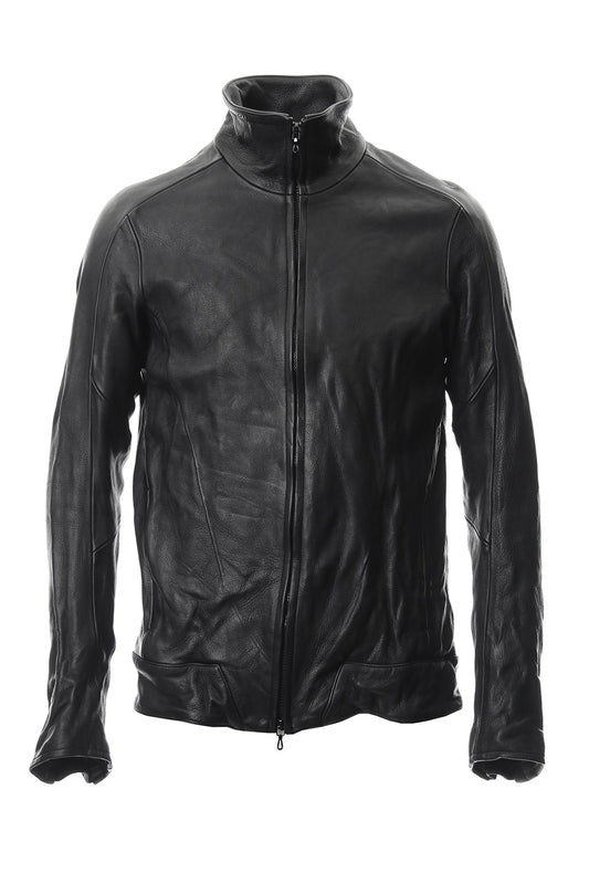 LEATHER TRACK JACKET