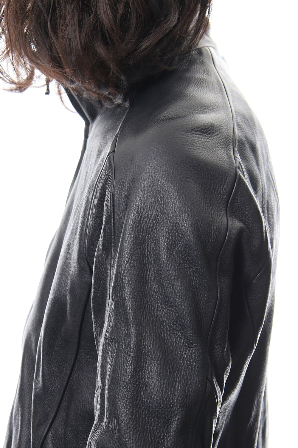 LEATHER TRACK JACKET