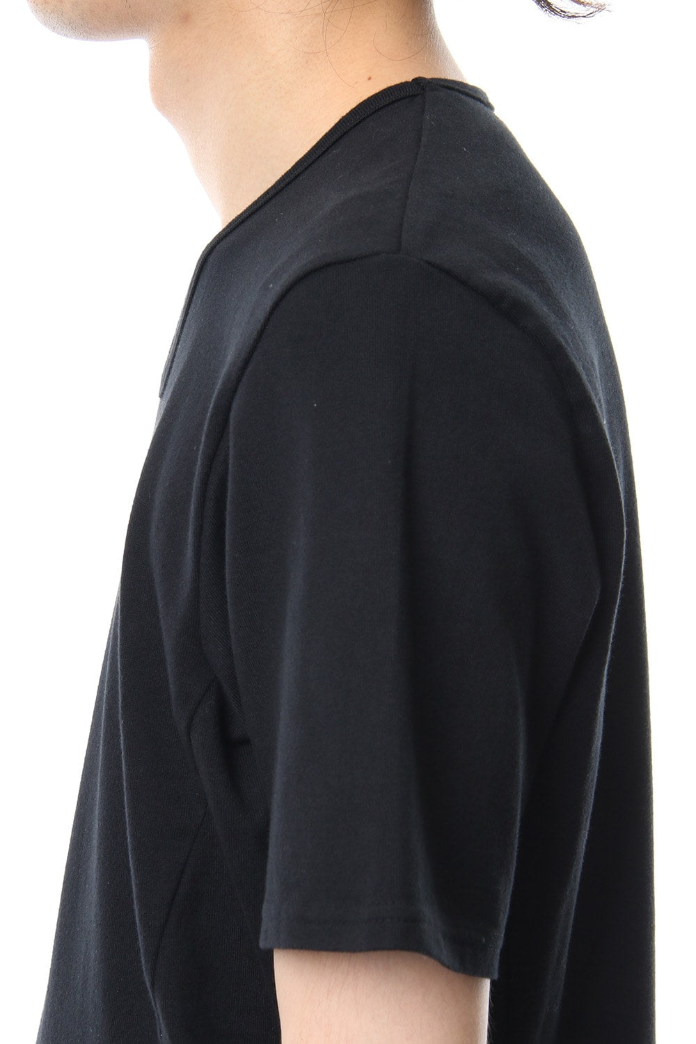 U NECK S/S - CVM-0027 - Black