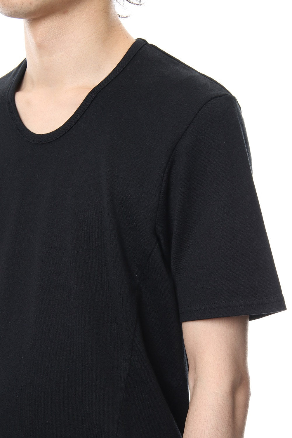 U NECK S/S - CVM-0027 - Black