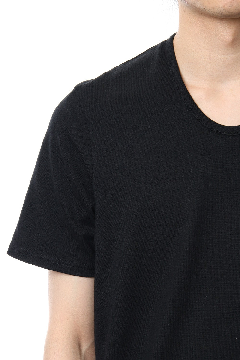 U NECK S/S - CVM-0027 - Black